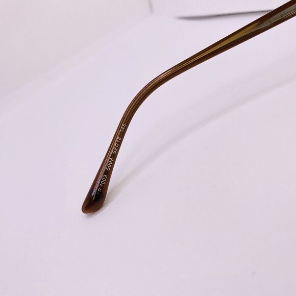 Giorgio Armani Eyeglasses AR 7003 5003 52 [] 18 145 MM Brown Frames Of Life - Picture 5 of 9